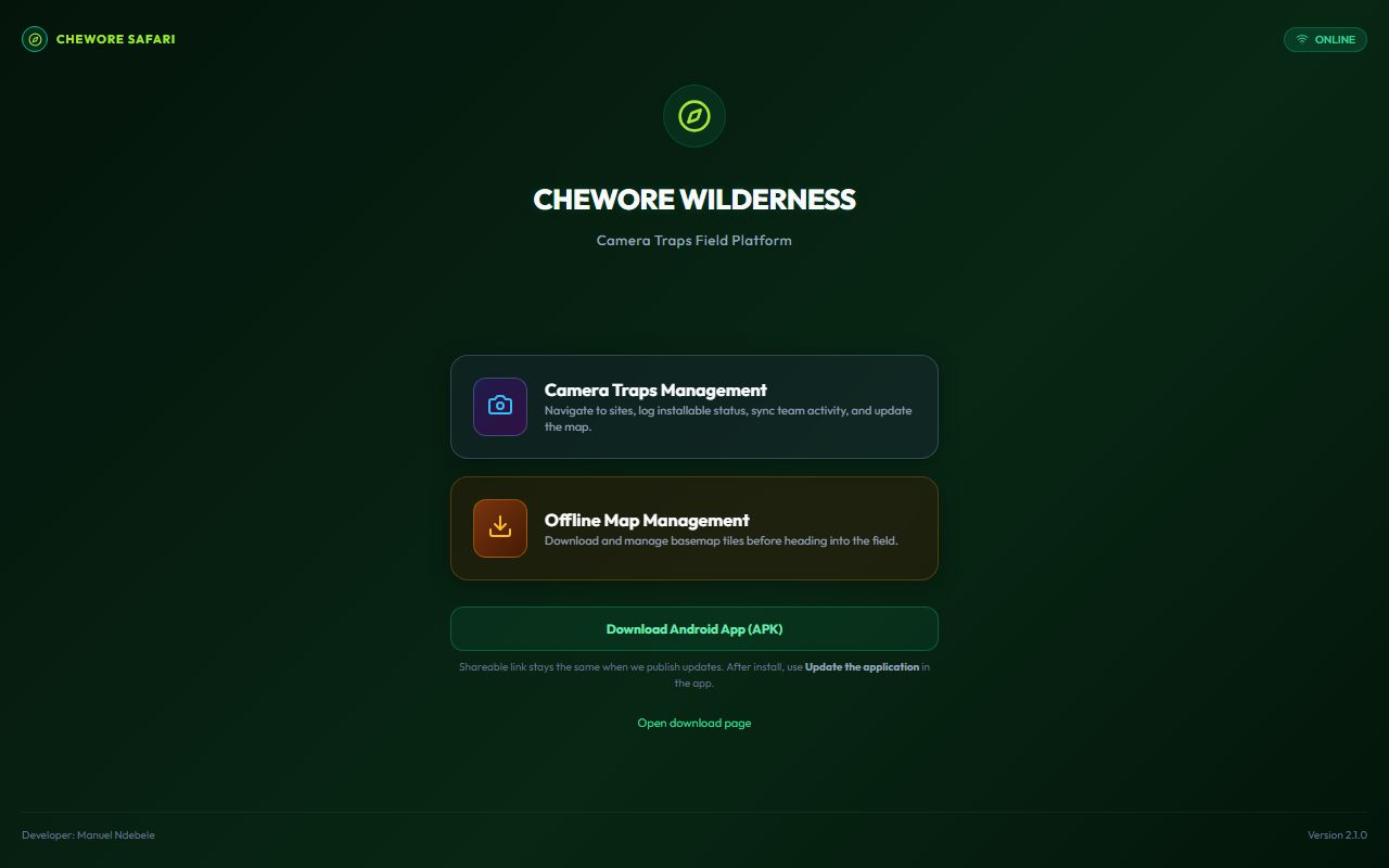 Chewore Wilderness Navigation